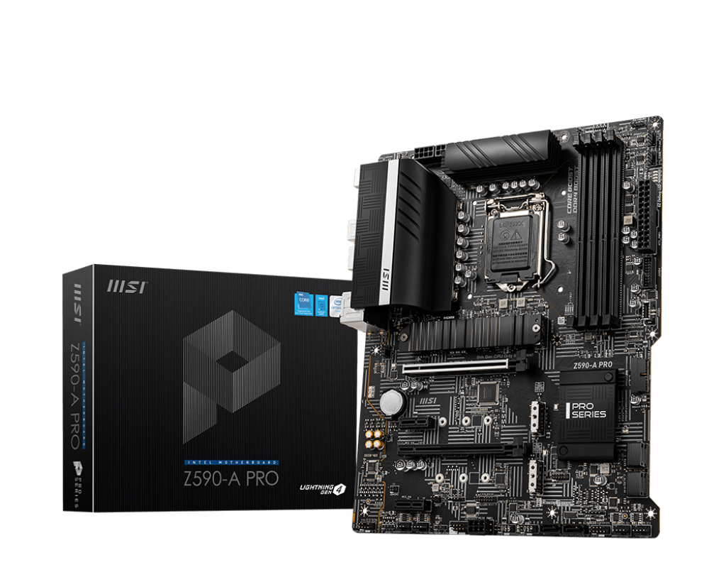 Bekijk afbeelding 1 van MSI Z590-A PRO LGA1200 4x DDR4 ATX MB